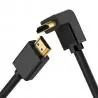 Adaptadores y Cables,Cable Para Conector Hdmi Angulo En L 1.5 Metros Led Bluray