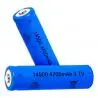 Pilas y Baterias,2x Pack Pila Recargable 14500 3.7v Aa Laser Radio Linterna