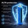 Pilas y Baterias,2x Pack Pila Recargable 14500 3.7v Aa Laser Radio Linterna