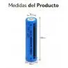 Pilas y Baterias,2x Pack Pila Recargable 14500 3.7v Aa Laser Radio Linterna