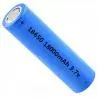 Pilas y Baterias,Pila Recargable 18650 Alta Potencia 18000mah 3.7V Plana