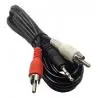 Cables de Audio,Cable 2x1 Auxiliar Plug Jack 3.5 A Rca 3 Metros Audio Video