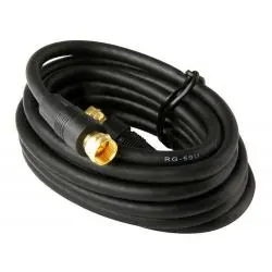 Cables de Video,Cable Coaxial A Presion 3 Metros Conector F Tv Decodificador