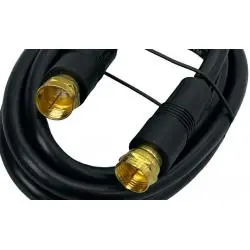 Cables de Video,Cable Coaxial A Presion 3 Metros Conector F Tv Decodificador