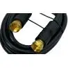 Cables de Video,Cable Coaxial A Presion 3 Metros Conector F Tv Decodificador
