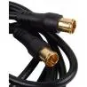 Cables de Video,Cable Coaxial A Presion 3 Metros Conector F Tv Decodificador