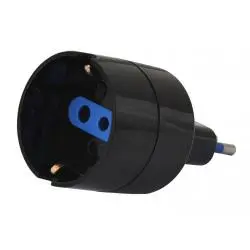Interruptores y Enchufes,Adaptador Enchufe Corriente Electrico Schuko Tipo E Macrotel - ME1109N