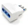 Interruptores y Enchufes,Adaptador Schuko Bipaso Enchufe Corriente Macrotel Universal - ME1112