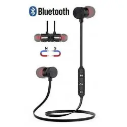 Audífonos y Manos Libres,Audifonos Bluettoth Manos Libre Gomita Magnetico Control De Volumen - FD079