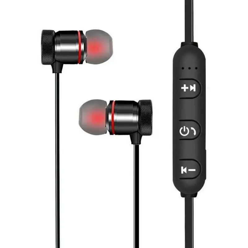 Audífonos y Manos Libres,Audifonos Bluettoth Manos Libre Gomita Magnetico Control De Volumen - FD079