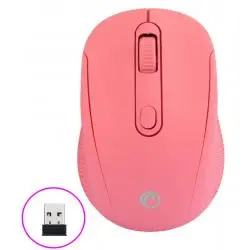 Mouse,Mouse Inalambrico Rosa Usb Color Rosado Pc Notebook Pink - FD223PK