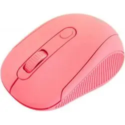 Mouse,Mouse Inalambrico Rosa Usb Color Rosado Pc Notebook Pink - FD223PK