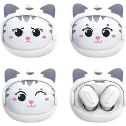 Audífonos Bluetooth,Audifonos Manos Libre Bluetooth Gato Kawaii Recargable - FDG05DG