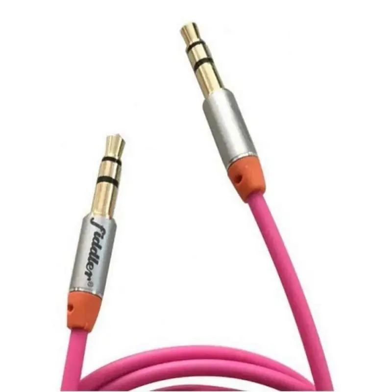 Cables de Audio,Cable Audio Auxiliar Rosado Plug Jack 3.5mm 1x1 Rosa Pink - FDA002P