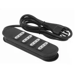Alargador y Zapatillas electricas,Alargador Extension De Corriente Enchufe Multiple 3 Metros - ME204B