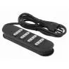 Alargador y Zapatillas electricas,Alargador Extension De Corriente Enchufe Multiple 3 Metros - ME204B