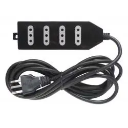 Alargador y Zapatillas electricas,Alargador Extension De Corriente Enchufe Multiple 3 Metros - ME204B