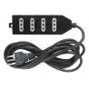 Alargador y Zapatillas electricas,Alargador Extension De Corriente Enchufe Multiple 3 Metros - ME204B