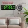 Relojes,Cronometro Temporizador Reloj Mural Luz Led Control Remoto - 6626x
