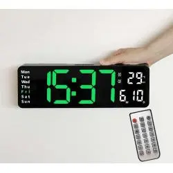 Relojes,Cronometro Temporizador Timer Reloj Mural Pared Luz Led - 6629x
