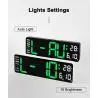 Relojes,Cronometro Temporizador Timer Reloj Mural Pared Luz Led - 6629x
