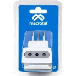 Interruptores y Enchufes,Enchufe Adaptador Triple Toma Corriente Ladron Electrica 10A - ME1103