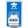 Interruptores y Enchufes,Enchufe Adaptador Triple Toma Corriente Ladron Electrica 10A - ME1103
