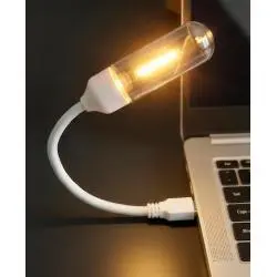 Accesorios Notebook,Lampara Usb Luz Led Mini Portatil Flexible Vintage Notebook
