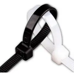 Otros,50x Amarras Plasticas 20 Cm Para Cables Trillaje Blanca Negro