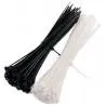 Otros,50x Amarras Plasticas 20 Cm Para Cables Trillaje Blanca Negro