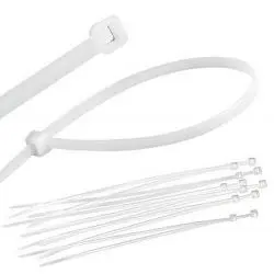 Otros,100x Amarras Plasticas Blancas 10 Cm Para Cables Trillaje