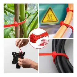 Otros,100 Amarras Plasticas Abrazadera Brida Colores 10 Cm Cables