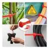Otros,100 Amarras Plasticas Abrazadera Brida Colores 10 Cm Cables