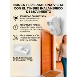 Otros,Alarma Sensor Detector De Movimiento Persona Cliente Negocio