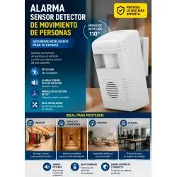 Otros,Alarma Sensor Detector De Movimiento Persona Cliente Negocio