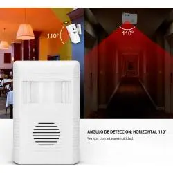 Otros,Alarma Sensor Detector De Movimiento Persona Cliente Negocio