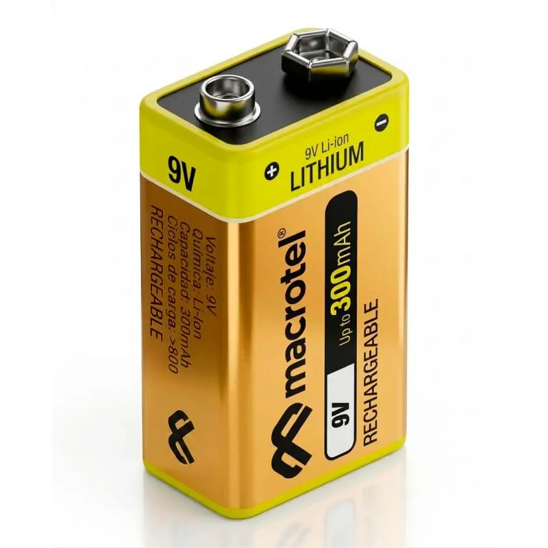 Pilas y Baterias,Bateria 9v Pila Juguetes Tester Control Remoto - MACROTEL