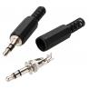 Adaptadores de Audio,3x Conector Jack Plug Audio 3.5mm Estereo para Soldar Armar