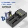 Cargadores de Pilas (Con y sin Pilas),Cargador Pila Doble Bateria 18650 14500 Recargable Usb - MS5D82H