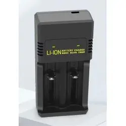 Cargadores de Pilas (Con y sin Pilas),Cargador Pila Doble Bateria 18650 14500 Recargable Usb - MS5D82H
