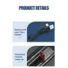 Cargadores de Pilas (Con y sin Pilas),Cargador Pila Doble Bateria 18650 14500 Recargable Usb - MS5D82H