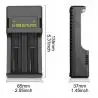 Cargadores de Pilas (Con y sin Pilas),Cargador Pila Doble Bateria 18650 14500 Recargable Usb - MS5D82H