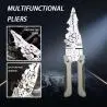 Herramientas Manuales,Alicate Multifuncional Pela Cable Abrazadera Herramienta - Wire stripper