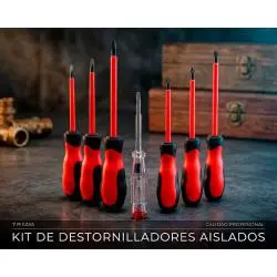 Herramientas Manuales,Set Destornilladores Cruz Paleta Tester Buscador De Polos
