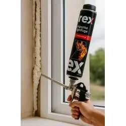 Otros,Espuma Expansiva Rex Ignifuga Poliuretano Aislante Frio Relleno Aislacion Sellante Pu - 750ml