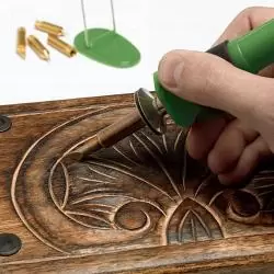 Herramientas Manuales,Pirotallador Pirograbador Pirografo 25w Madera Cuero Basico