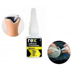 Otros,23351 Pegamento Rex Tipo Gotita Adhesivo Liquido Instantaneo