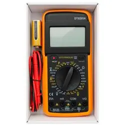 Tester y Herramientas de Redes,Tester Multitester Multímetro Tester Digital Lcd Corriente DT9205A