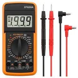 Tester y Herramientas de Redes,Tester Multitester Multímetro Tester Digital Lcd Corriente DT9205A