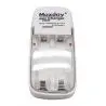 Cargadores de Pilas (Con y sin Pilas),Cargador De Pilas Bateria Recargables Aa Aaa 9V - Maxday MD820B